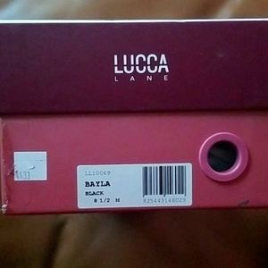 Lucca Lane Black Leather shoes